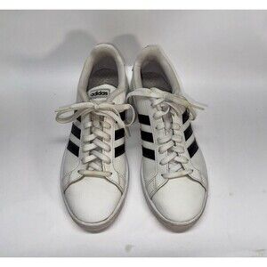 Adidas Cloudfoam HWI28Y001 White Black Men / Women Size 9 Comfort Sneakers